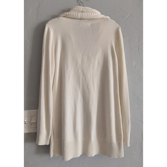 Michael Kors Sweater Women's L,crochet, Cotton, Viscose,Spandex, Comfort,Long Sl - Picture 4 of 7